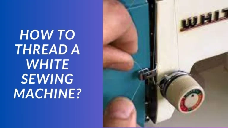 how to thread a white sewing machine